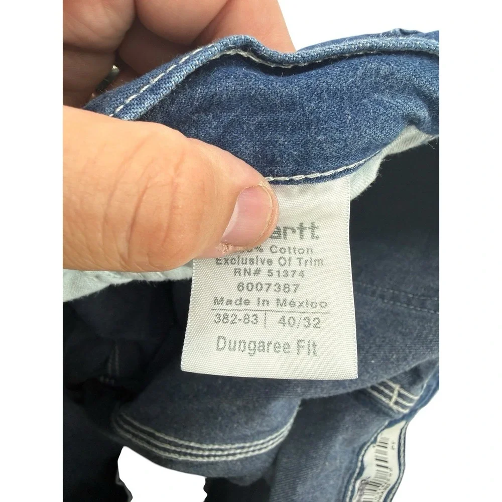 Carhartt 382-83 Dungaree  Jeans  Men's Denim / Work Wear/ Commercial 40